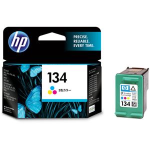 (まとめ) HP134 プリントカートリッジ カラー（ラージサイズ） C9363HJ 1個  【×10セット】
