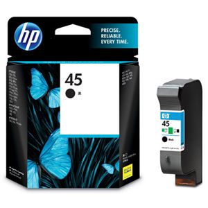 (まとめ) HP45 プリントカートリッジ 黒 51645AA#003 1個  【×10セット】