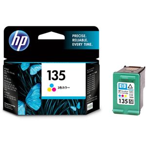 (まとめ) HP135 プリントカートリッジ カラー C8766HJ 1個  【×10セット】