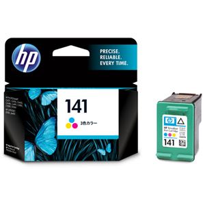 (まとめ) HP141 プリントカートリッジ カラー CB337HJ 1個  【×10セット】