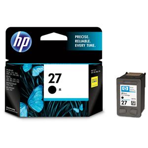 (まとめ) HP27 プリントカートリッジ 黒 C8727AA#003 1個  【×10セット】