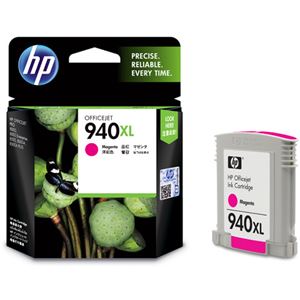 (まとめ) HP940XL インクカートリッジ マゼンタ C4908AA 1個  【×10セット】