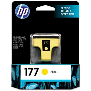 (まとめ) HP177 インクカートリッジ イエロー C8773HJ 1個  【×10セット】