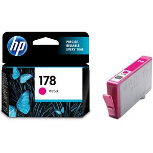 (まとめ) HP178 インクカートリッジ マゼンタ CB319HJ 1個  【×10セット】