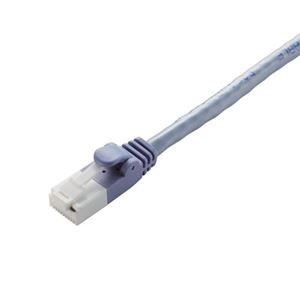 CAT6対応 爪折れ防止 LANケーブル 20m／簡易パッケージ仕様（ブルー） 【×10セット】