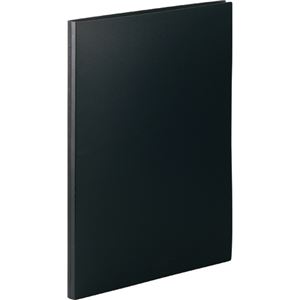 アクアドロップス クリヤーブック クリアブック＜ポケット交換タイプ＞ B4-S 36穴 15ポケット 黒 【×10セット】