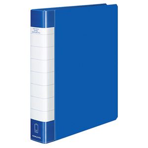 クリヤーブック クリアブック＜タフボディ＞（替紙式） A4タテ 30穴 50ポケット 150枚収容 青 【×10セット】