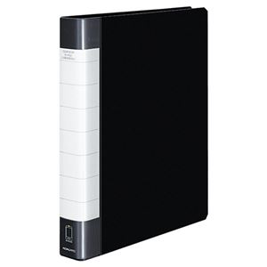 クリヤーブック クリアブック＜タフボディ＞（替紙式） A4タテ 30ポケット 30穴 90枚収容 黒 【×10セット】