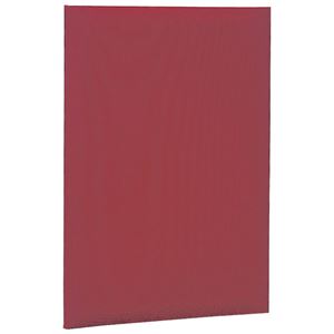 証書ファイル 布クロス貼りタイプ 二つ折りタイプ A4 赤 【×10セット】