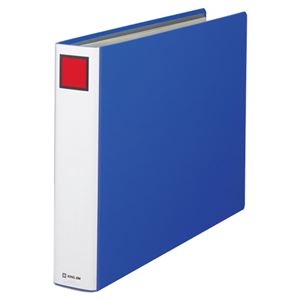(まとめ) キングファイル スーパードッチ A3ヨコ 500枚収容 背幅66mm 青 1505E 1冊  【×10セット】