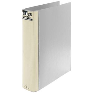 (まとめ) マルマン ダブロックファイル B5タテ 26穴 250枚収容 背幅44mm グレー F679R-11 1冊  【×10セット】