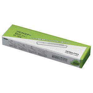 (まとめ) コクヨ プラファスナー 簡易タイプ 足間隔80mm 約100枚収容 FA-110N 1パック(50本)  【×10セット】