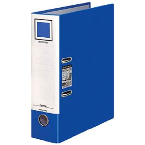 (まとめ) コクヨ レバッチファイル(ジャパンスタンダード) A4タテ 2穴 480枚収容 背幅76mm 青 フ-AL290B 1冊  【×10セット】