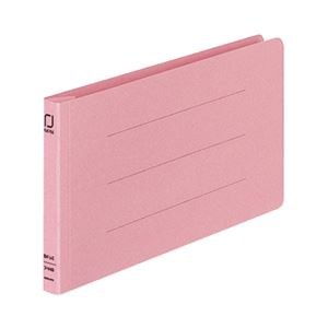(まとめ) コクヨ 統一伝票用フラットファイル B4 1/3ヨコ 150枚収容 背幅18mm ピンク フ-V49P 1パック(10冊)  【×10セット】