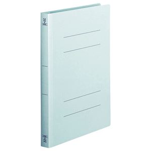 (まとめ) TANOSEE フラットファイル（厚とじW） A4タテ 250枚収容 背幅28mm 青 1セット（10冊）  【×10セット】