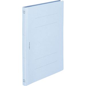 (まとめ) ライオン事務器 フラットファイル(環境) 樹脂押え具 A4タテ 150枚収容 背幅18mm ライトブルー A-510KA4S 1セット(10冊)  【×10セット】