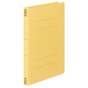 (まとめ) コクヨ フラットファイルV(樹脂製とじ具) B5タテ 150枚収容 背幅18mm 黄 フ-V11Y 1パック(10冊)  【×10セット】