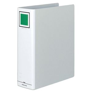 (まとめ) コクヨ チューブファイル(エコ) 片開き A4タテ 800枚収容 背幅95mm シルバー フ-E680C 1冊  【×10セット】