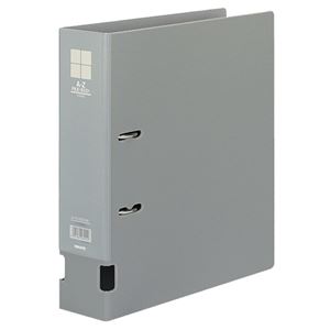 (まとめ) コクヨ A-Zファイル(エコ) A4タテ 2穴 480枚収容 背幅73mm グレー フ-F290NM 1冊  【×10セット】