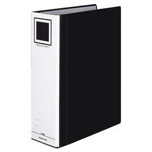 (まとめ) コクヨ チューブファイル(エコツインR) A4タテ 800枚収容 背幅95mm 黒 フ-RT680D 1冊  【×10セット】