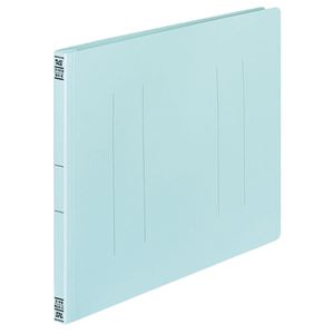(まとめ) コクヨ フラットファイルV(樹脂製とじ具) B4ヨコ 150枚収容 背幅18mm 青 フ-V19B 1パック(10冊)  【×10セット】