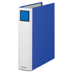 (まとめ) キングファイル ニュードッチ A4タテ 500枚収容 背幅75mm 青 1275N 1冊  【×10セット】