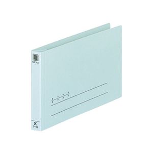 (まとめ) コクヨ 伝票用フラットファイル 振替伝票サイズ 2穴 150枚収容 背幅18mm 青 フ-46 1セット（10冊）  【×10セット】