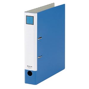 (まとめ) キングジム レバーリングファイル Dタイプ A4タテ 2穴 400枚収容 背幅59mm 青 3774 1冊  【×10セット】