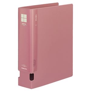 (まとめ) コクヨ チューブファイルPP 片開き A4タテ 600枚収容 背幅74mm ピンク フ-F660NP 1冊  【×10セット】
