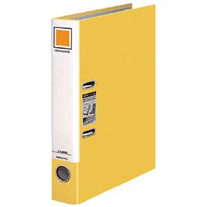 (まとめ) コクヨ レバッチファイル(ジャパンスタンダード) A4タテ 2穴 280枚収容 背幅56mm 黄 フ-AL280Y 1冊  【×10セット】