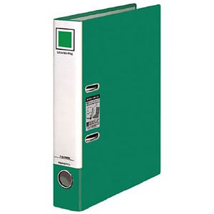 (まとめ) コクヨ レバッチファイル(ジャパンスタンダード) A4タテ 2穴 280枚収容 背幅56mm 緑 フ-AL280G 1冊  【×10セット】