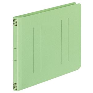 (まとめ) コクヨ フラットファイルV(樹脂製とじ具) A5ヨコ 150枚収容 背幅18mm 緑 フ-V17G 1パック(10冊)  【×10セット】