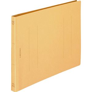 (まとめ) ライオン事務器 フラットファイル(環境) 樹脂押え具 A4ヨコ 150枚収容 背幅18mm 黄 A-517KA4E 1セット(10冊)  【×10セット】