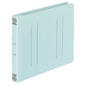 (まとめ) コクヨ フラットファイルV(樹脂製とじ具) B6ヨコ 150枚収容 背幅18mm 青 フ-V18B 1パック(10冊)  【×10セット】