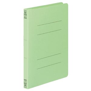 (まとめ) コクヨ フラットファイルV(樹脂製とじ具) A5タテ 150枚収容 背幅18mm 緑 フ-V12G 1パック(10冊)  【×10セット】