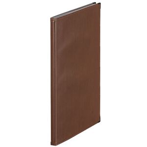 (まとめ) キングジム レザフェス メニューファイル A4タテ型 茶 1972LFチヤ 1冊  【×10セット】