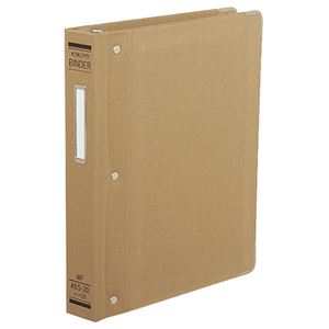 (まとめ) コクヨ バインダーMP(布貼り) A5タテ 20穴 150枚収容 背幅40mm 角金付き ハ-121 1冊  【×10セット】