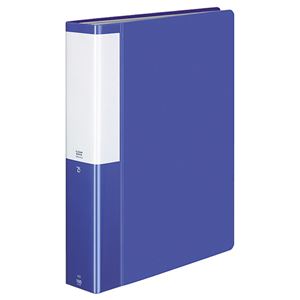 (まとめ) コクヨ クリヤーブック(クリアブック)(POSITY) 固定式 A4タテ 100ポケット 背幅57mm ブルー P3ラ-L100NB 1冊  【×10セット】