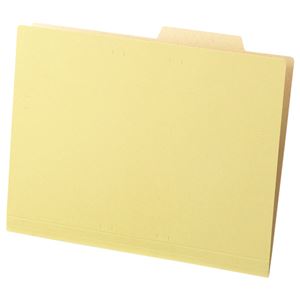 (まとめ) TANOSEE 個別フォルダー（クラフト厚紙タイプ） A4 1パック（50冊）  【×10セット】