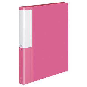 (まとめ) コクヨ クリヤーブック(クリアブック)(POSITY) 替紙式 A4タテ 30穴 25ポケット付属 背幅33mm ピンク P3ラ-L730P 1冊  【×10セット】