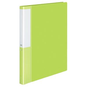 (まとめ) コクヨ クリヤーブック(クリアブック)(POSITY) 替紙式 A4タテ 30穴 15ポケット付属 背幅27mm ライトグリーン P3ラ-L720LG 1冊  【×10セット】