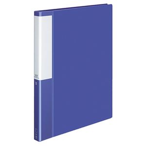 (まとめ) コクヨ クリヤーブック(クリアブック)(POSITY) 替紙式 A4タテ 30穴 15ポケット付属 背幅27mm ブルー P3ラ-L720B 1冊  【×10セット】