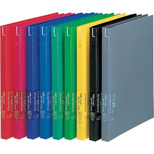 (まとめ) ライオン事務器リングファイル(スリムタイプ) A4タテ 2穴 130枚収容 背幅22mm ライトグリーン RF-23S 1冊  【×10セット】