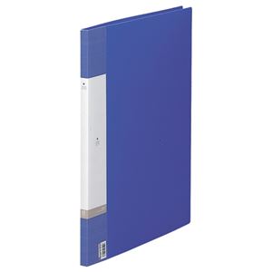 (まとめ) リヒトラブ リクエスト クリヤーブック(クリアブック) A3タテ 20ポケット 背幅16mm 青 G3214-8 1冊  【×10セット】