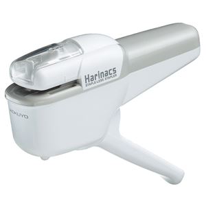 (まとめ) コクヨ 針なしステープラー（ハリナックス） ハンディタイプ 10枚とじ 白 SLN-MSH110W 1個  【×10セット】