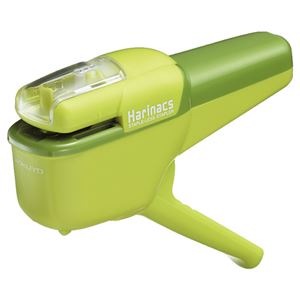 (まとめ) コクヨ 針なしステープラー（ハリナックス） ハンディタイプ 10枚とじ 緑 SLN-MSH110G 1個  【×10セット】