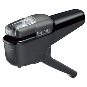 (まとめ) コクヨ 針なしステープラー（ハリナックス） ハンディタイプ 10枚とじ 黒 SLN-MSH110D 1個  【×10セット】