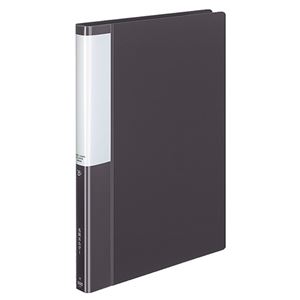(まとめ) コクヨ 名刺ホルダー(POSITY) 固定式 A4タテ 600名用 ヨコ入れ ダークグレー P3メイ-765DM 1冊  【×10セット】