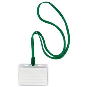 (まとめ) ソニック 吊り下げ名札 スタンダードタイプ ソフト 緑 NF-448-G 1箱（10個）  【×10セット】