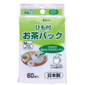 (まとめ) アートナップ お茶パック (ひも付) 1パック(60枚)  【×30セット】